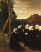 Alphonse Legros The Calvary oil painting